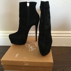 Christian Louboutin daf booty 160 veau velours